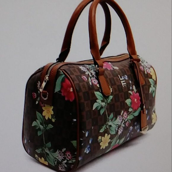 London Fog Calla Signature Satchel Bag - Picture 2 of 15